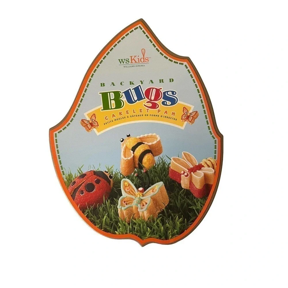Williams-Sonoma NEW Backyard Bugs Cake Pan Nordic Ware Pan Bee Butterfly Ladybug